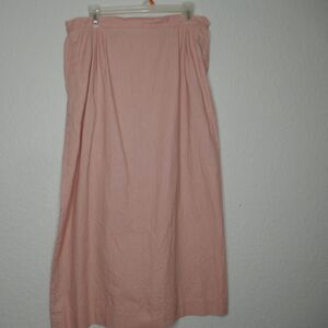 90's Vintage Maxi Skirt Women's Size 14 USA Straight Pencil Pink 29x34